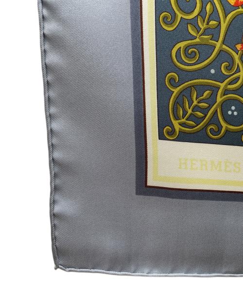HERMES（エルメス）HERMES (エルメス) シルクスカーフ ブルーの古着・服飾アイテム