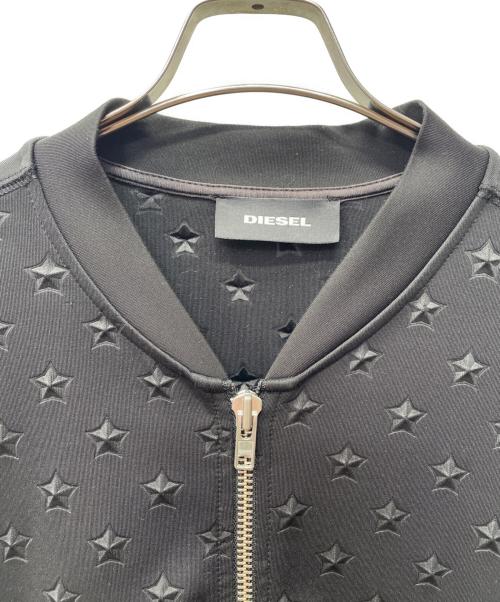 DIESEL（ディーゼル）DIESEL (ディーゼル) MA-1ジャケット ブラック サイズ:XLの古着・服飾アイテム