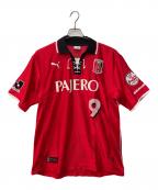 浦和レッズ×PUMAウラワレッズ×プーマ）の古着「レプリカユニフォーム 9番 福田正博 引退記念」｜レッド