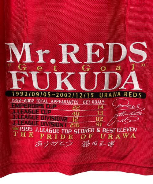 浦和レッズ（ウラワレッズ）浦和レッズ (ウラワレッズ) PUMA (プーマ) レプリカユニフォーム 9番 福田正博 引退記念 レッド サイズ:Ⅼの古着・服飾アイテム