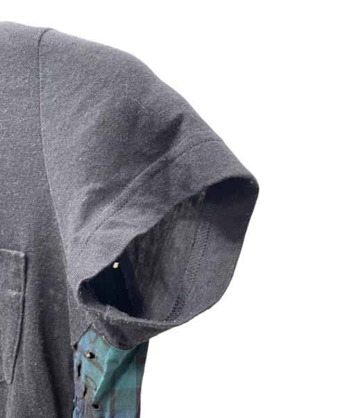 sacai（サカイ）sacai (サカイ) 半袖Tシャツ ブラック サイズ:1の古着・服飾アイテム