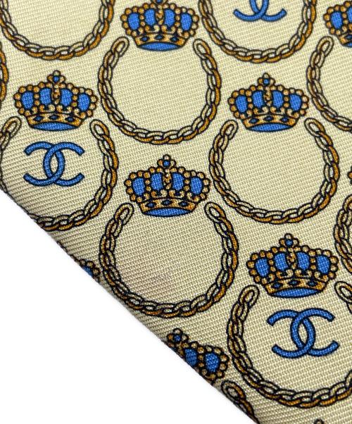 CHANEL（シャネル）CHANEL (シャネル) ネクタイ ココマーク イエロー サイズ:不明の古着・服飾アイテム