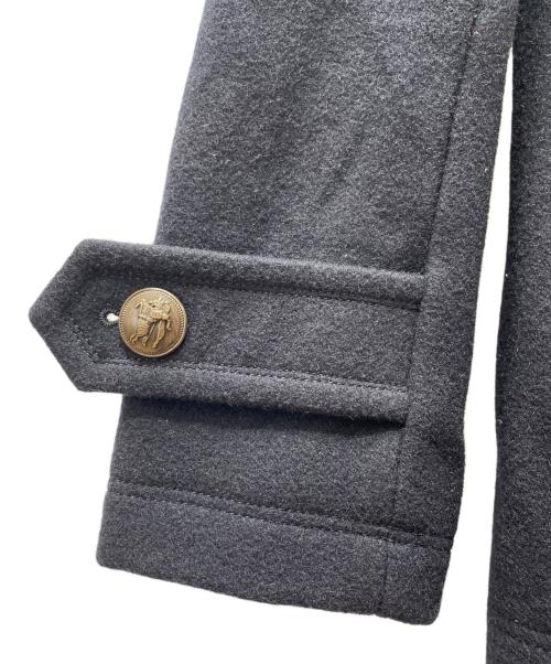 BURBERRY BLACK LABEL（バーバリーブラックレーベル）BURBERRY BLACK LABEL (バーバリーブラックレーベル) Pコート ネイビー×ベージュ サイズ:Lの古着・服飾アイテム