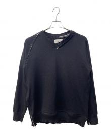 Maison MIHARA YASUHIRO（メゾン ミハラ ヤスヒロ）の古着「ジップ付きニット」｜ブラック