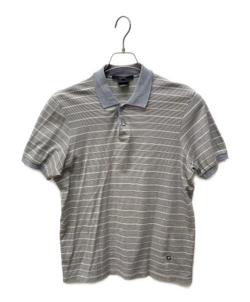 GUCCI（グッチ）GUCCI (グッチ) 半袖ポロシャツ グレー サイズ:Lの古着・服飾アイテム