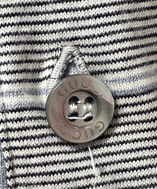 GUCCI（グッチ）GUCCI (グッチ) 半袖ポロシャツ グレー サイズ:Lの古着・服飾アイテム