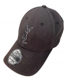 New Era×Saint Laurent Paris（ニューエラ×サンローランパリ）の古着「キャップ」｜ブラック