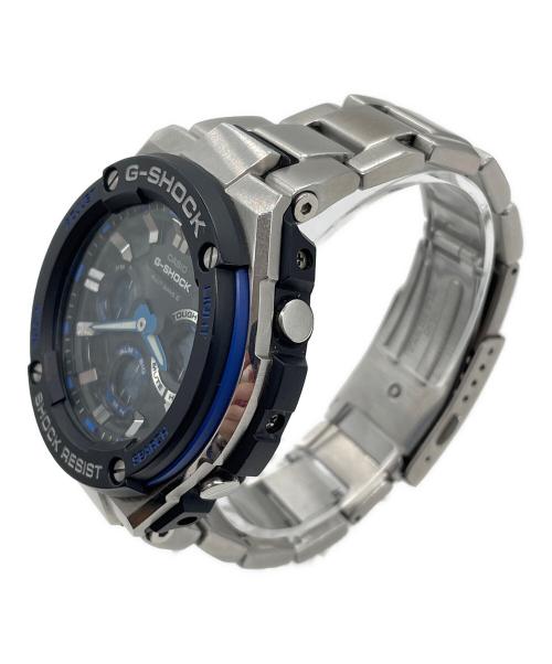 CASIO（カシオ）CASIO (カシオ) G-STEEL ブラック×ブルーの古着・服飾アイテム