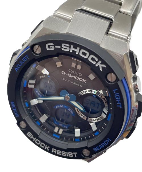 CASIO（カシオ）CASIO (カシオ) G-STEEL ブラック×ブルーの古着・服飾アイテム
