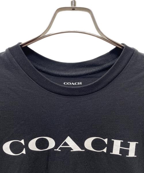 COACH（コーチ）COACH (コーチ) 半袖カットソー ブラック サイズ:Mの古着・服飾アイテム