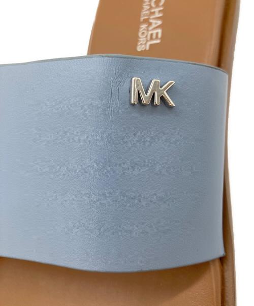 MICHAEL KORS（マイケルコース）MICHAEL KORS (マイケル・コース) サンダル ブルー×ベージュ サイズ:7Mの古着・服飾アイテム