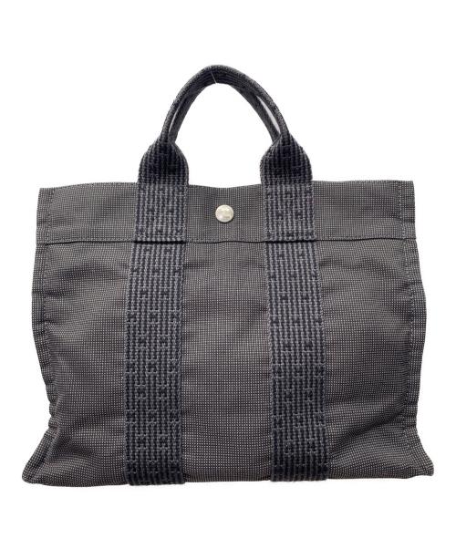 HERMES（エルメス）HERMES (エルメス) エールライン トートバッグ グレーの古着・服飾アイテム