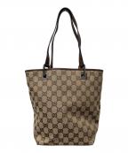 GUCCIグッチ）の古着「GGキャンバス トートバック」｜ベージュ