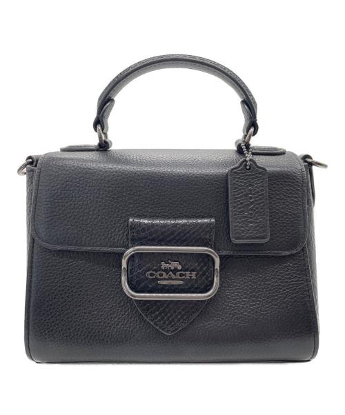 COACH（コーチ）COACH (コーチ) MORGAN TOP HANDLE SATCHEL ブラックの古着・服飾アイテム