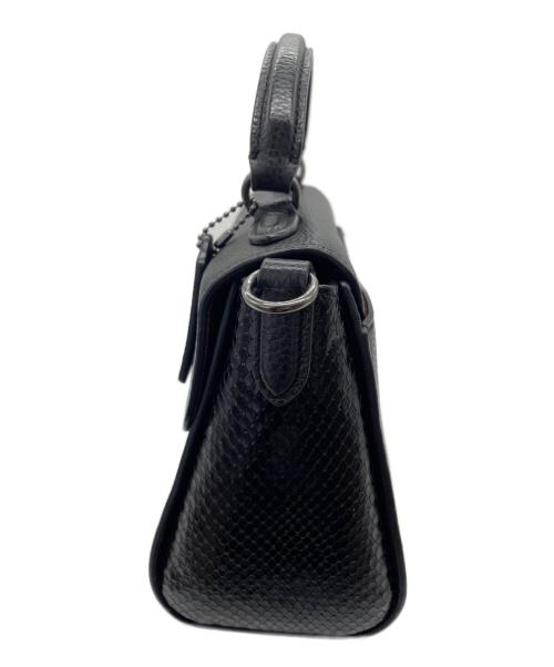 COACH（コーチ）COACH (コーチ) MORGAN TOP HANDLE SATCHEL ブラックの古着・服飾アイテム