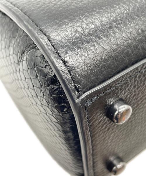COACH（コーチ）COACH (コーチ) MORGAN TOP HANDLE SATCHEL ブラックの古着・服飾アイテム