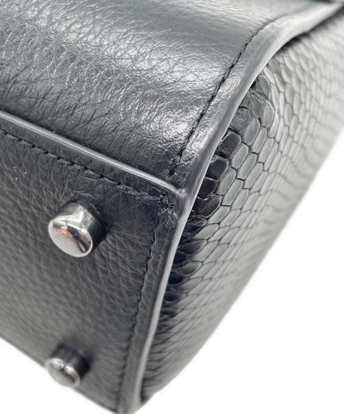 COACH（コーチ）COACH (コーチ) MORGAN TOP HANDLE SATCHEL ブラックの古着・服飾アイテム