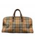 Burberry's (バーバリーズ) ノバチェック ボストンバッグ ベージュ：15000円