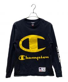 SUPREME×Champion（シュプリーム×チャンピオン）の古着「長袖カットソー L/S Tee 17ss」｜ブラック