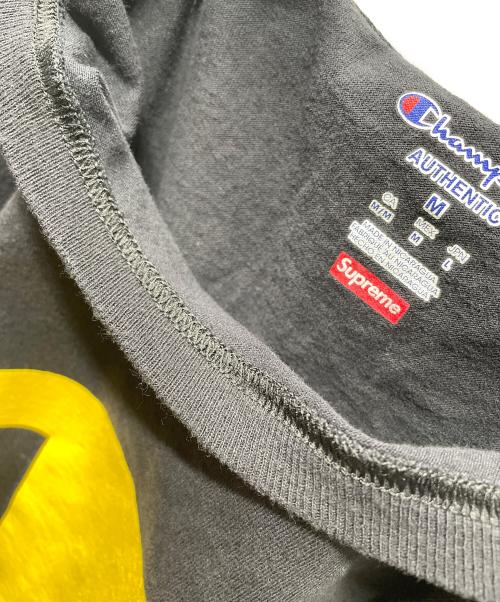 SUPREME（シュプリーム）SUPREME (シュプリーム) Champion (チャンピオン) 長袖カットソー L/S Tee 17ss ブラック サイズ:Lの古着・服飾アイテム