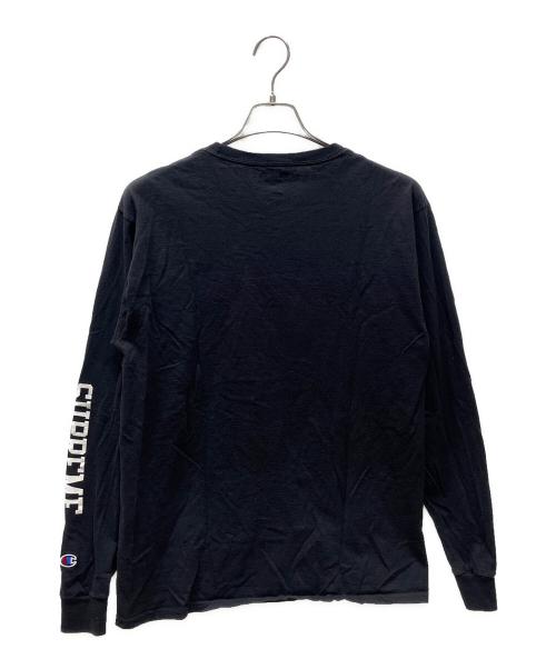 SUPREME（シュプリーム）SUPREME (シュプリーム) Champion (チャンピオン) 長袖カットソー L/S Tee 17ss ブラック サイズ:Lの古着・服飾アイテム