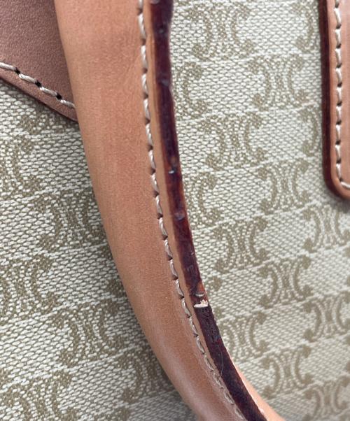 CELINE（セリーヌ）CELINE (セリーヌ) マカダム 2WAYショルダーバッグ ベージュの古着・服飾アイテム