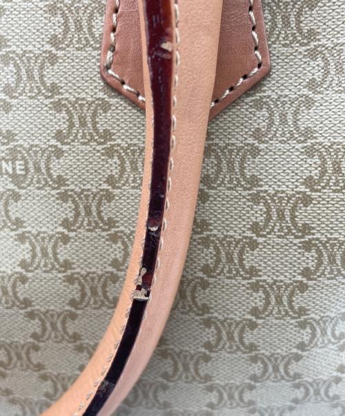 CELINE（セリーヌ）CELINE (セリーヌ) マカダム 2WAYショルダーバッグ ベージュの古着・服飾アイテム