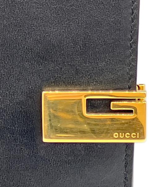 GUCCI（グッチ）GUCCI (グッチ) 2つ折り財布 ブラックの古着・服飾アイテム