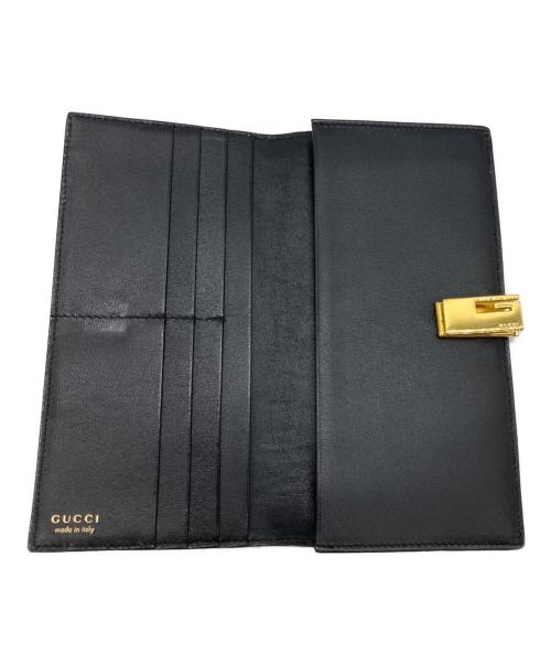 GUCCI（グッチ）GUCCI (グッチ) 2つ折り財布 ブラックの古着・服飾アイテム