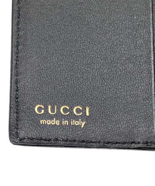 GUCCI（グッチ）GUCCI (グッチ) 2つ折り財布 ブラックの古着・服飾アイテム