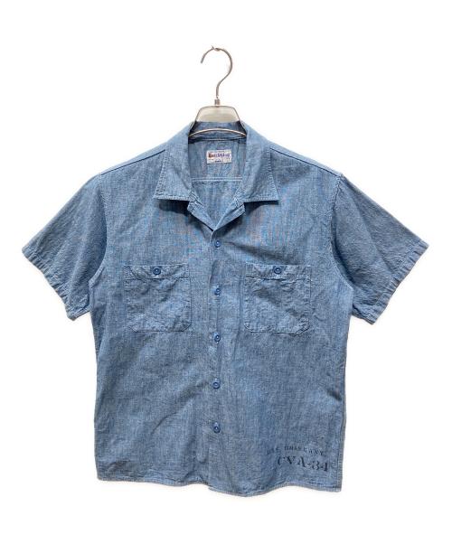 BUZZ RICKSON'S（バズリクソンズ）BUZZ RICKSON'S (バズリクソンズ) シャンブレーシャツ ブルー サイズ:Sの古着・服飾アイテム