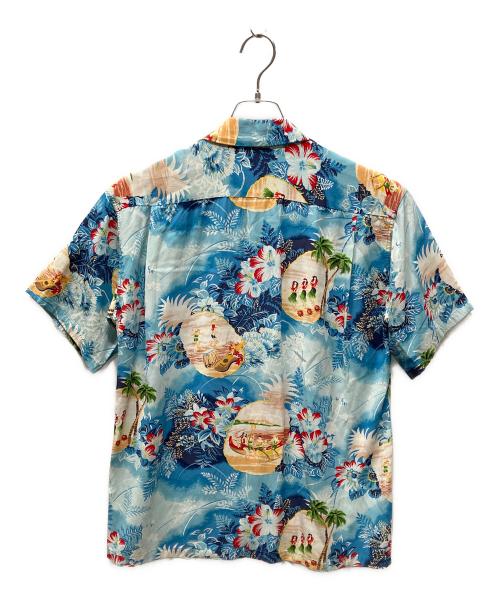 Sun Surf（サンサーフ）Sun Surf (サンサーフ) 半袖シャツ ブルー サイズ:Sの古着・服飾アイテム