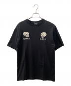 Hysteric Glamourヒステリックグラマー）の古着「17SS SKULL スカル 刺繍 TEE」｜ブラック