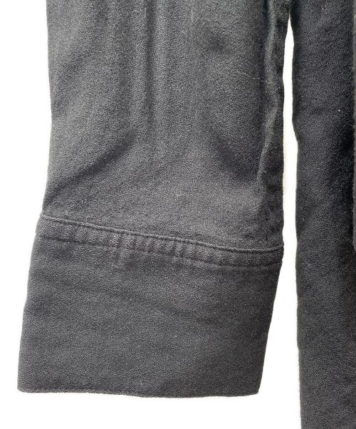 GROUND Y（グラウンドワイ）GROUND Y (グラウンドワイ) 18SS アシンメトリーデザインシャツコート ブラック サイズ:不明の古着・服飾アイテム