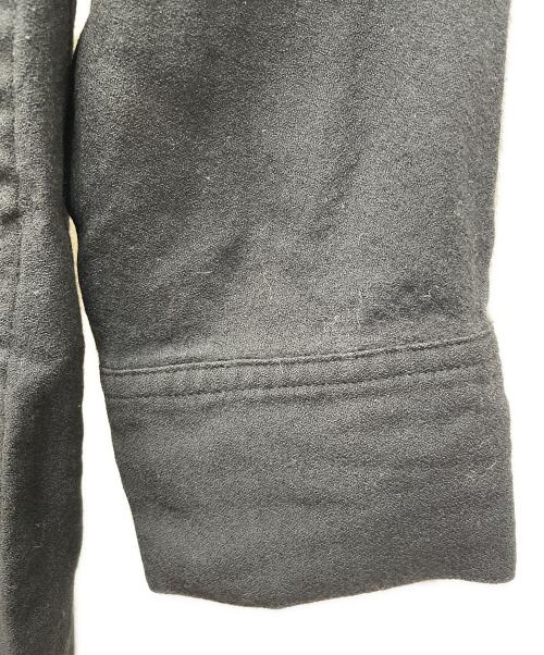 GROUND Y（グラウンドワイ）GROUND Y (グラウンドワイ) 18SS アシンメトリーデザインシャツコート ブラック サイズ:不明の古着・服飾アイテム