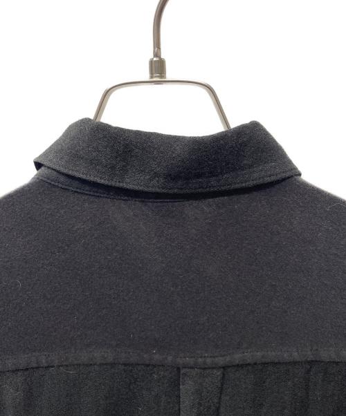 GROUND Y（グラウンドワイ）GROUND Y (グラウンドワイ) 18SS アシンメトリーデザインシャツコート ブラック サイズ:不明の古着・服飾アイテム