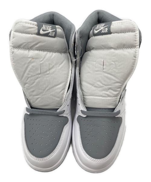 NIKE（ナイキ）NIKE (ナイキ) AIR JORDAN 1 RETRO HIGH OG ホワイト×グレー サイズ:29の古着・服飾アイテム
