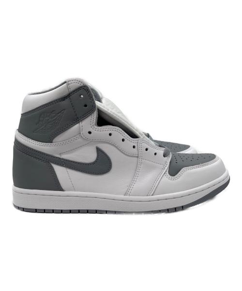 NIKE（ナイキ）NIKE (ナイキ) AIR JORDAN 1 RETRO HIGH OG ホワイト×グレー サイズ:29の古着・服飾アイテム