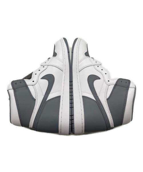 NIKE（ナイキ）NIKE (ナイキ) AIR JORDAN 1 RETRO HIGH OG ホワイト×グレー サイズ:29の古着・服飾アイテム
