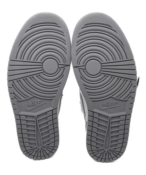 NIKE（ナイキ）NIKE (ナイキ) AIR JORDAN 1 RETRO HIGH OG ホワイト×グレー サイズ:29の古着・服飾アイテム