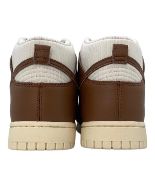 NIKE（ナイキ）NIKE (ナイキ) Dunk High Retro PRM (ダンク ハイ ハイ レトロ) ホワイト×ブラウン サイズ:11 未使用品の古着・服飾アイテム