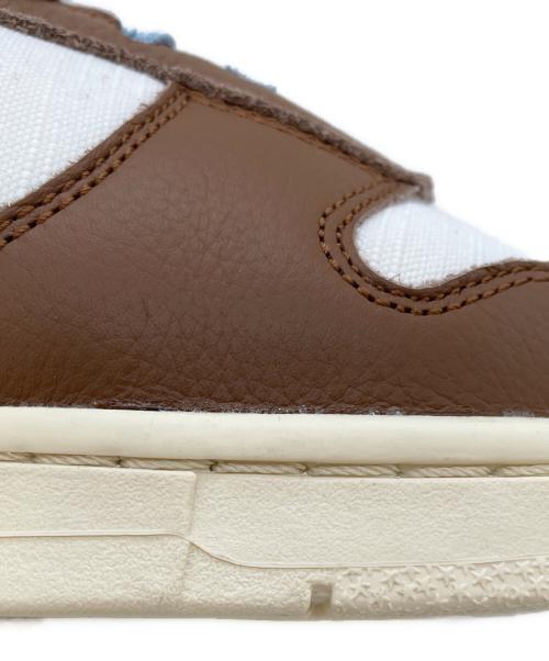 NIKE（ナイキ）NIKE (ナイキ) Dunk High Retro PRM (ダンク ハイ ハイ レトロ) ホワイト×ブラウン サイズ:11 未使用品の古着・服飾アイテム
