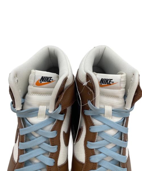 NIKE（ナイキ）NIKE (ナイキ) Dunk High Retro PRM (ダンク ハイ ハイ レトロ) ホワイト×ブラウン サイズ:11 未使用品の古着・服飾アイテム