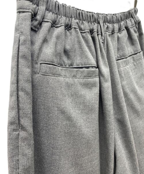 HARVESTY（ハーベスティー）HARVESTY (ハーベスティー) ワイドエッグロングパンツ グレー サイズ:1の古着・服飾アイテム