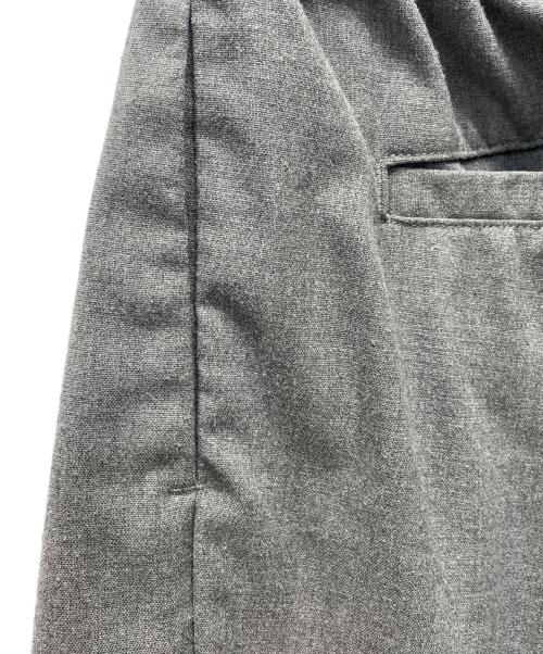 HARVESTY（ハーベスティー）HARVESTY (ハーベスティー) ワイドエッグロングパンツ グレー サイズ:1の古着・服飾アイテム