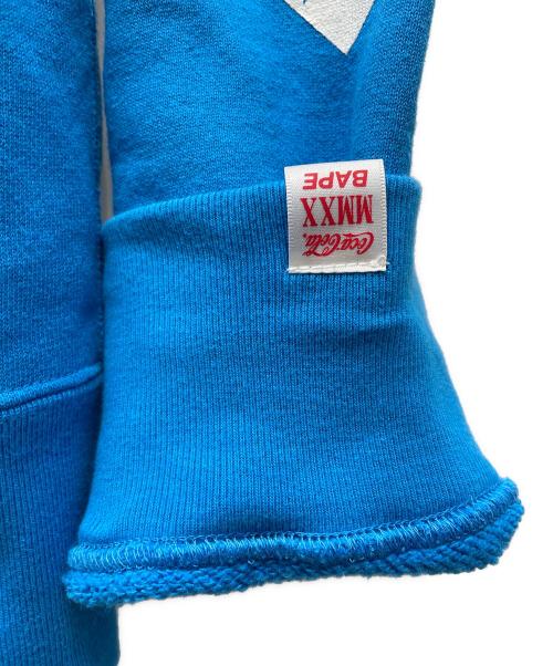 A BATHING APE（アベイシングエイプ）A BATHING APE (アベイシングエイプ) Coca Cola (コカコーラ) ジップパーカー ブルー サイズ:Lの古着・服飾アイテム