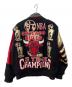 JH Design (ジェイエイチデザイン) CHICAGO BULLS 97年 Champions Leather Jacket ブラック×レッド サイズ:M：60000円