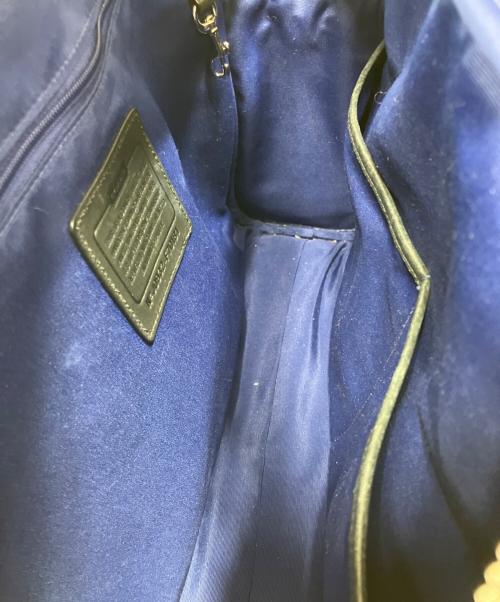 COACH（コーチ）COACH (コーチ) 2WAYバッグ　シグネチャー ブラックの古着・服飾アイテム
