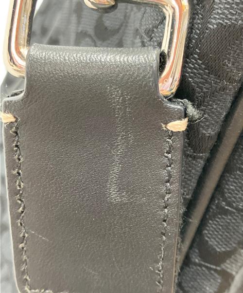 COACH（コーチ）COACH (コーチ) 2WAYバッグ　シグネチャー ブラックの古着・服飾アイテム
