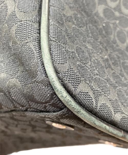 COACH（コーチ）COACH (コーチ) 2WAYバッグ　シグネチャー ブラックの古着・服飾アイテム